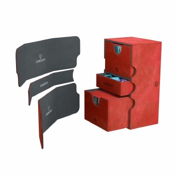 Gamegenic Stronghold 200+ Convertible Deck Box: Red