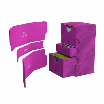 Gamegenic Stronghold 200+ XL Convertible Deck Box: Purple