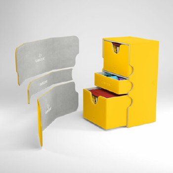 Gamegenic Stronghold 200+ Convertible Deck Box: Yellow