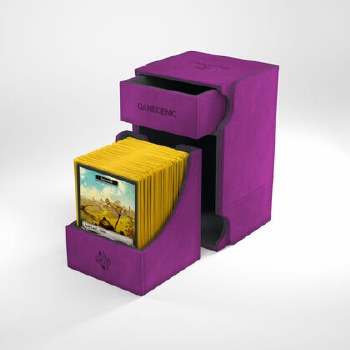 Gamegenic Watchtower 100+ Convertible Deck Box: Purple