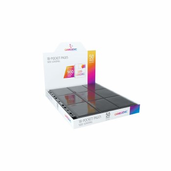 Gamegenic 18-Pocket Side-Loading Pages 50 count - Black