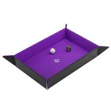 Gamegenic Magnetic Dice Tray: Rectangular 279 x 209 mm - Purple/Black