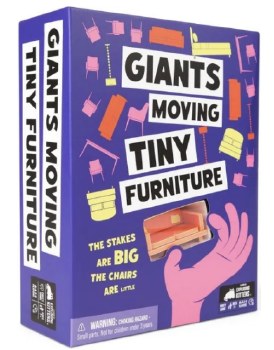 Giants Moving Tiny Furniture
