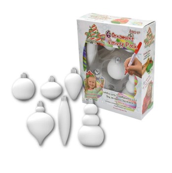 The Gift Box 6 Pack Variety Ornament Refill