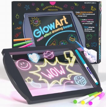 Glow Art Neon Drawing Board - Black