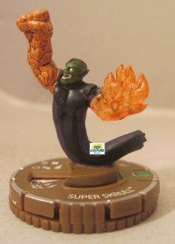 Heroclix Guardians of the Galaxy set Super Skrull #062 Chase fig w/card Zombie 