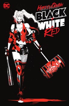 Harley Quinn Black White Red
