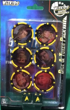 Heroclix Star Trek Away Team Original Series Dice and Token Set