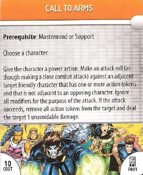 Heroclix Marvel 2099 F001 Call to Arms