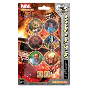 Heroclix Avengers Forever Dice &amp; Token Pack - Ghost Rider