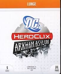 Heroclix Arkham Asylum F002 Lunge