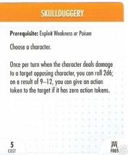 Heroclix Arkham Asylum F005 Skullduggery