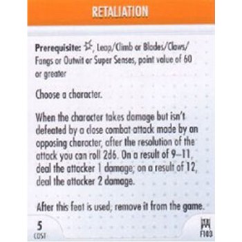 Heroclix Arkham Asylum F103 Retaliation