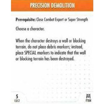Heroclix Arkham Asylum F104 Precision Demolit