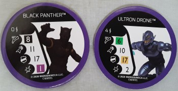 Heroclix Avebngers vs Masters of Evil Bystander Token Black Panther