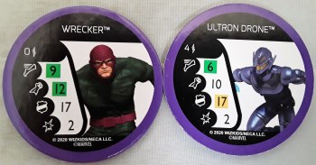 Heroclix Avebngers vs Masters of Evil Bystander Token Wrecker