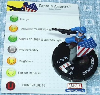 Heroclix Avengers 001 Captain America