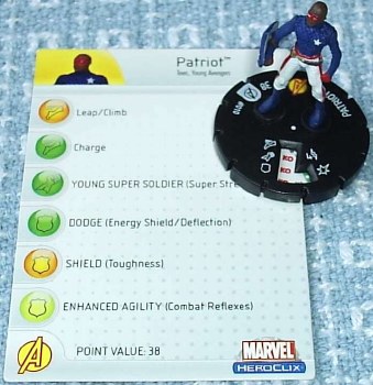 Heroclix Avengers 010 Patriot