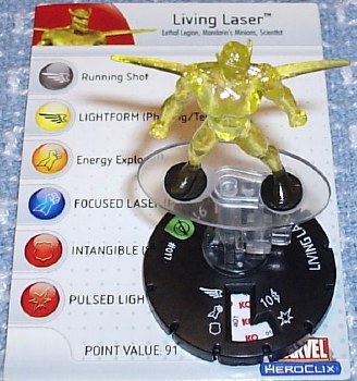 Heroclix Avengers 017 Living Laser