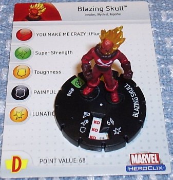 Heroclix Avengers 018 Blazing Skull