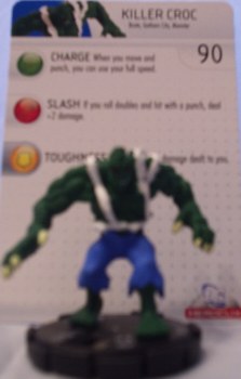Heroclix Batman Alpha 017 Killer Croc