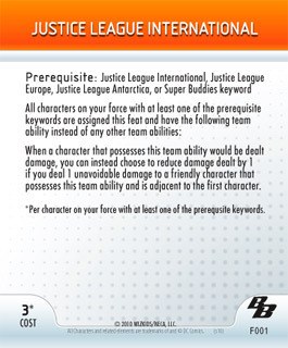 Heroclix Brave and the Bold F001 Justice League International