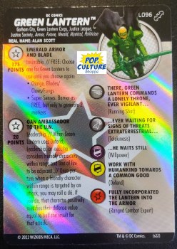 Heroclix Batman Team Up Legacy Card L096 Green Lantern