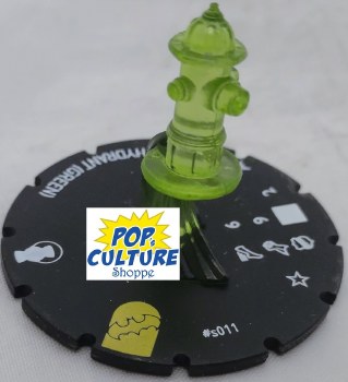 Heroclix Batman Team Up s011 Green Fire Hydrant