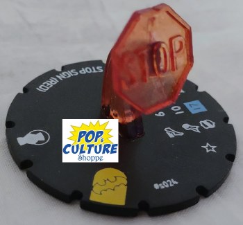Heroclix Batman Team Up s024 Red Stop Sign