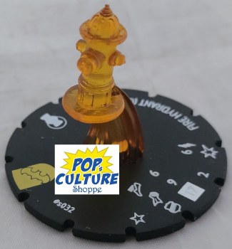 Heroclix Batman Team Up s032 Orange Fire Hydrant