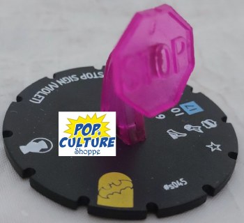 Heroclix Batman Team Up s045 Violet Stop Sign