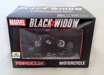 Heroclix Black Widow Movie 100 Black Widow with Motorcycle