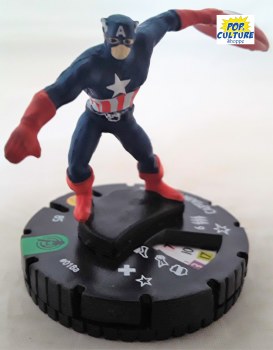 Heroclix Captain America &amp; the Avengers 018a Captain America