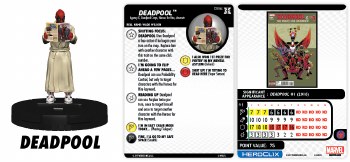 Heroclix Deadpool &amp; X-Force 034c Deadpool