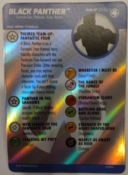 Heroclix Fantastic Four Storyline Team Up 013a.1 Black Panther