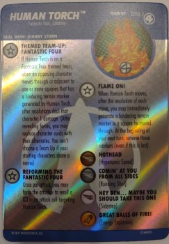 Heroclix Fantastic Four Storyline Team Up 019.1 Human Torch