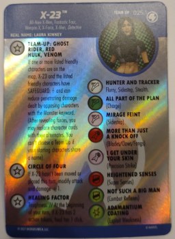 Heroclix Fantastic Four Storyline Team Up 025.1 X-23