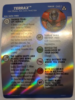 Heroclix Fantastic Four Storyline Team Up 049.1 Terrax