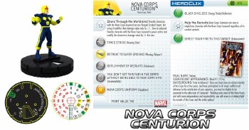 Heroclix Galactic Guardians 015 Nova Corps Centurion