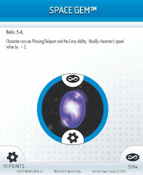 Heroclix Infinity Gauntlet S104 Space Gem