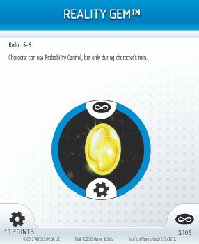 Heroclix Infinity Gauntlet S105 Reality Gem
