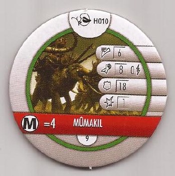 Heroclix Lord of the Rings H010 Mumakil