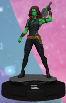 Heroclix Marvel Studios Disney 010 Gamora, Daughter of Thanos.