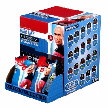 Heroclix Star Trek Next Generation Gravity Feed Display