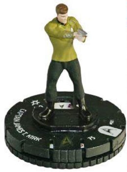 Heroclix Star Trek Tactics Away Team 001 Captain J.T. Kirk