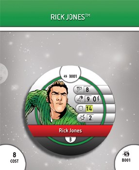 Heroclix Supernova B001 Rick Jones Bystander Token