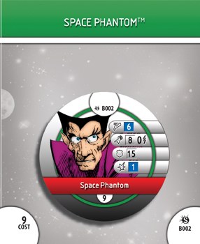 Heroclix Supernova B002 Space Phantom Bystander Token