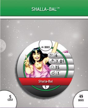 Heroclix Supernova B005 Shalla-Bal Bystander Token