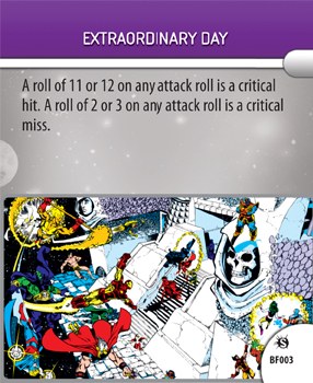 Heroclix Supernova BF003 Extraordinary Battlefield Condition