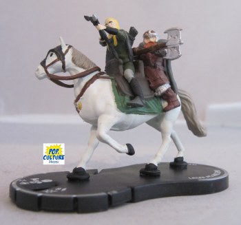 Heroclix The Two Towers 031a/b Legolas and Gimli &amp; Arod Token